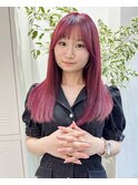 トレンドカラーx顔まわりレイヤーx髪質改善