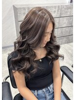 ノーバル バイ シエスタ 池袋(NoVal by siesta)&nbsp;ハイライト　× ミルクティーベージュ