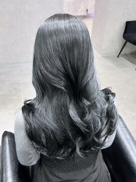 エースヘアー(A.hair) ブルーブラック/レイヤーカット/髪質改善トリートメント