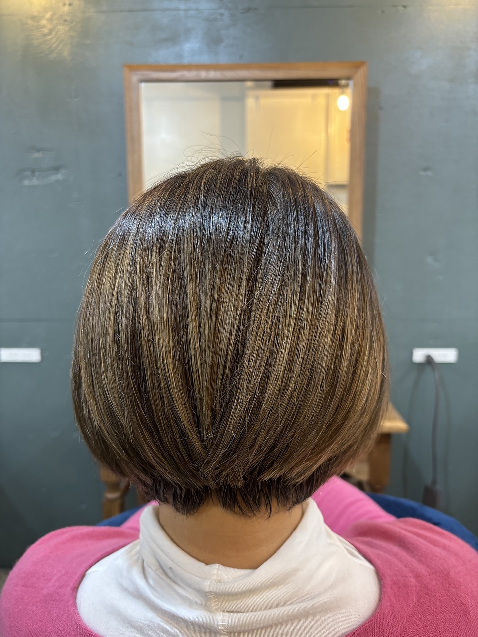 リエヌ 大井町 青物横丁(Re N)&nbsp;大人可愛い艶髪ボブ×髪質改善脱白髪染め☆30代40代50代60代
