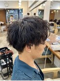 フェザー/サーフカール/センターパート/波巻きツイスパ