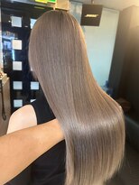 ヘアメイク フォックス 錦店(hair make FOX)&nbsp;透明感/ダブルカラー/ロング/外国人風/ホワイトミルクティー