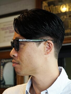 ダウズバーバーショップ 渋谷(dau's barber shop) 大人パートスタイル 理容室 バーバー リクルート ビジネスヘア