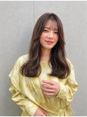 ワンホンレイヤー/ミルクティーブロンド/ダークブルー/山陽垂水
