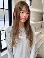 カシェ ナカザキ(CACHE NAKAZAKI)&nbsp;ロングレイヤー/ダブルカラー/ベージュカラー