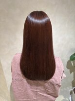 モック 蒲生四丁目店(moc)&nbsp;レッドカラー×サラツヤトリートメント