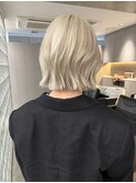 ミルクティーベージュグレージュダブルカラーケアブリーチ韓国