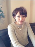 大人カジュアルショート