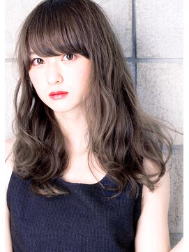 ヘアサロン ガリカ 表参道(hair salon Gallica) ☆ プラチナグレージュ ＆ 毛束感 ☆ 無造作 semi-long☆