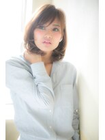 モッズ ヘア 福岡姪浜店(mod's hair)&nbsp;シフォンカールで…大人レディ・セミディb