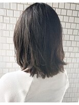 ヘアーアンドアトリエ マール(Hair&Atelier Marl)&nbsp;【Marl】ダークグレージュの無造作セミディ♪