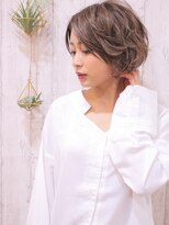 アニモフィオレンテ 南越谷店(animoFIORENTE) +animo南越谷+フォギーベージュでマッシュショート♪i-2