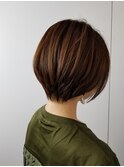 大人可愛い20代30代40代 小頭コンパクトショート