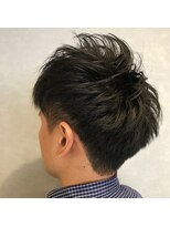 アンドワークス カシワ(&WORKS kashiwa) 【＆WORKS】メンズツーブロック爽やかアップバング束感ショート