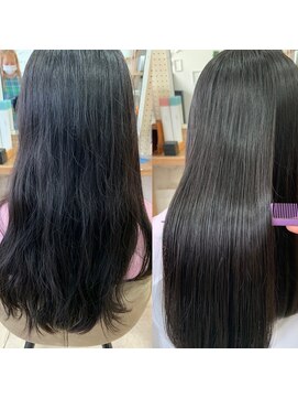 アンフィシュピトロワ(AnFye spi tlow) 「AnFye」縮毛矯正＋LULU＋ジュエリーシステム