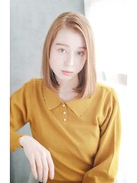 ディディエプラスエヌ(DIDIER +n)&nbsp;20代30代40代　レディに彩るピンクボブ【守山】