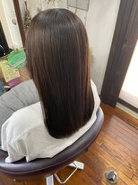 美容室 メザミー MESAMIES 大人きれいツヤ髪ストレートナチュラルグラデーション縮毛矯正