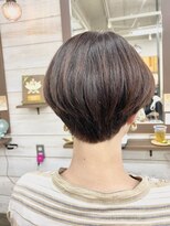 ベルクープス 天王寺店(Belle Coupes) 【Bellecoupes】岡本真由美 マッシュショートヘア 丸みショート