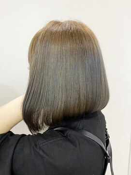 ジュエルボックス 東梅田店(jewelbox) 大人可愛い黒髪前下がりショートボブ丸みショート◎