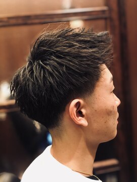 ヒロギンザバーバーショップ 神楽坂店(HIRO GINZA BARBER SHOP) ローフェードジェットモヒカン