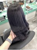 ブリーチありラベンダーブルー
