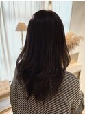 イメチェンヘアスタイル/フェミニンロング/ダークアッシュ/大宮