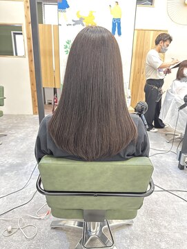 トリニティ 本厚木(trinity) オリーブベージュ/髪質改善/本厚木/学割U24/前髪カット/韓国