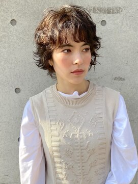 ピークアブー アヴェダ アトレ恵比寿(PEEK-A-BOO AVEDA) ニュアンスパーマ/ショートパーマ/ショートカット