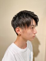 エスアンドエスさかもと イオン高松東店(S&S) ツーブロック ショート アップバング センターパート