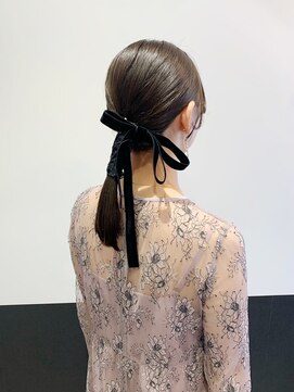 ラトリエコンタン(L´atelier Content) 水引 金箔 成人式ヘア 卒業式ヘア 袴ヘア 振袖ヘア【津田沼】