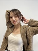 韓国風ヘアアレンジ