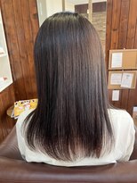 ナオス(NAOS)&nbsp;傷ませない縮毛矯正/40代50代/セミロング/髪質改善