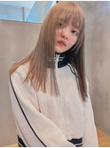 美髪ミルクティー*エアリーロング
