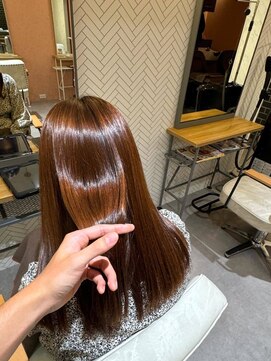 ニノット 武蔵小杉(○nino.) #イメチェンヘアスタイル#似合わせカット#レッドブラウン