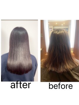 カーサインフィニテイ Hair Design caRsa INFINITY 髪質改善　美髪ストレート　髪質改善トリートメント