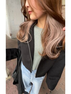 ルーツ(Roots) インナーカラー/ホワイトベージュ／イヤリングカラー