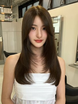 ベレーザシェルト(Beleza scelto) 4510髪質改善内巻きシャギーレイヤーロング韓国ストレート