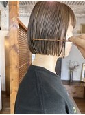 丸くならないボブ