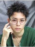 スパイキーアップバング