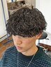 【ご新規様限定】カット+波巻きパーマ　￥14900→13400