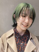 キャロルガーデンズ ボコカ 表参道(Carroll Gardens bococa)&nbsp;ミントグリーン/インナー/マッシュショート