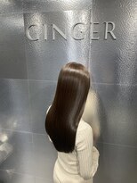 ジンジャー(GINGER) gray natural brown × KeratinFDLv6