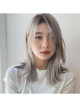 エヌプラス(N+) ホワイトグレージュミニウルフチェリーブラウンデジタルパーマ