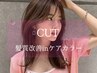 12日限定！髪質改善inケアカラー＋カット＋超音波TOKIOトリートメント