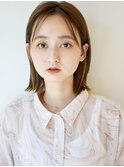 saraju サブリ　センター分け　長めボブ　外ハネ