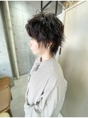 【HOSSY】ウルフパーマ_ミニウルフ_ショートパーマ