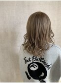 ミルクティーグレージュ　ミルクティーベージュ　くすみベージュ
