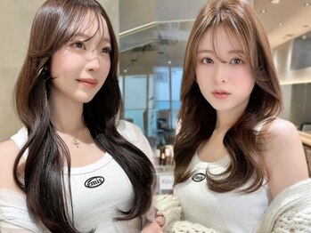 アンフィニー 仙台(ANFINI)の写真/白髪を美しく魅力に変える、白髪ぼかしハイライト。上質なケアと洗練された技術を。[韓国ヘア/仙台]