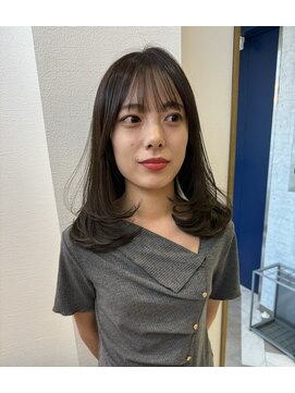 ロンドアベニール 北千住(Lond avenir) くびれヘア/アプリコットオレンジ/ハイライトカラー/レイヤー