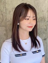 ハーフアンドハーフ(HALF and HALF)&nbsp;赤み消しカラー/ミディアムヘア/ナチュラルヘア